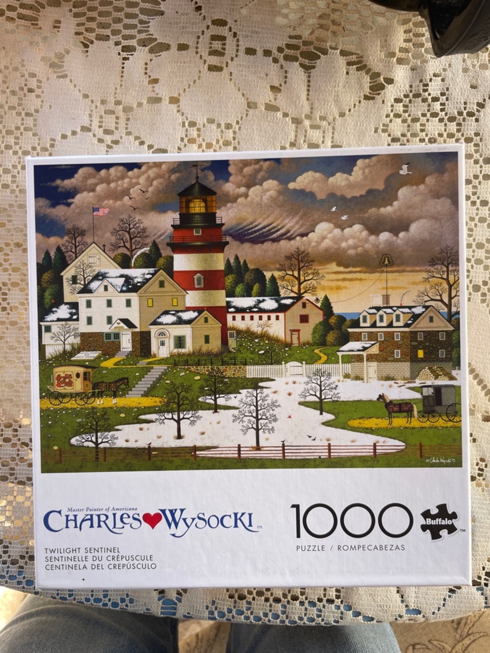 Charles Wysocki Twilight Sentinel” 1000 piece puzzle complete